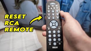 How to Reset Your RCA 3 Device Universal Remote Control