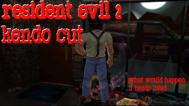 Resident Evil 2: Kendo's Cut