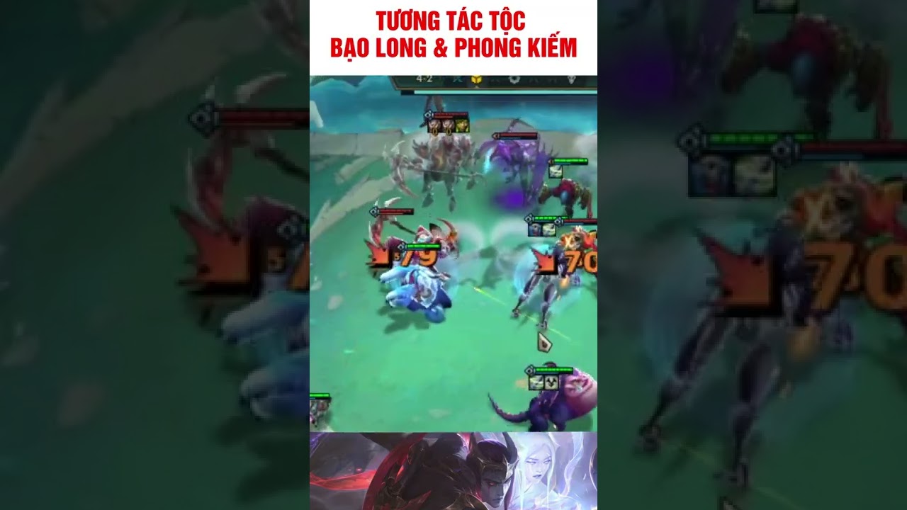 TƯƠNG TÁC BẠO LONG VÀ PHONG KIẾM - HECARIM 3 CŨNG MẠNH... - youtube