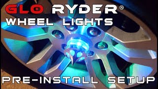 Glo Ryder Wireless Wheel Lights - Pre-Install Setup Instructions