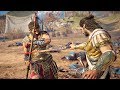 Assassin's Creed Odyssey - Deimos vs Brasidas Spartan Cutscene & Kleon Boss Fight