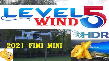 2021 Fimi Mini x8 Flight @ Strong Wind Level 5 Resistance Flight + 4k Ultra  HDR Video Camera Review