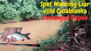 SPOT MANCING LIAR DI DEPOK || VILLA CASABLANKA | IKAN MARCOCA | MANCING IKAN MARCOCA