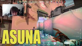 100T Asuna POV Raze on SPLIT - VALORANT RANKED GAMEPLAY