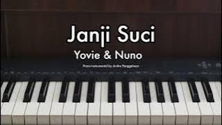 Janji Suci - Yovie & Nuno | Piano Karaoke by Andre Panggabean