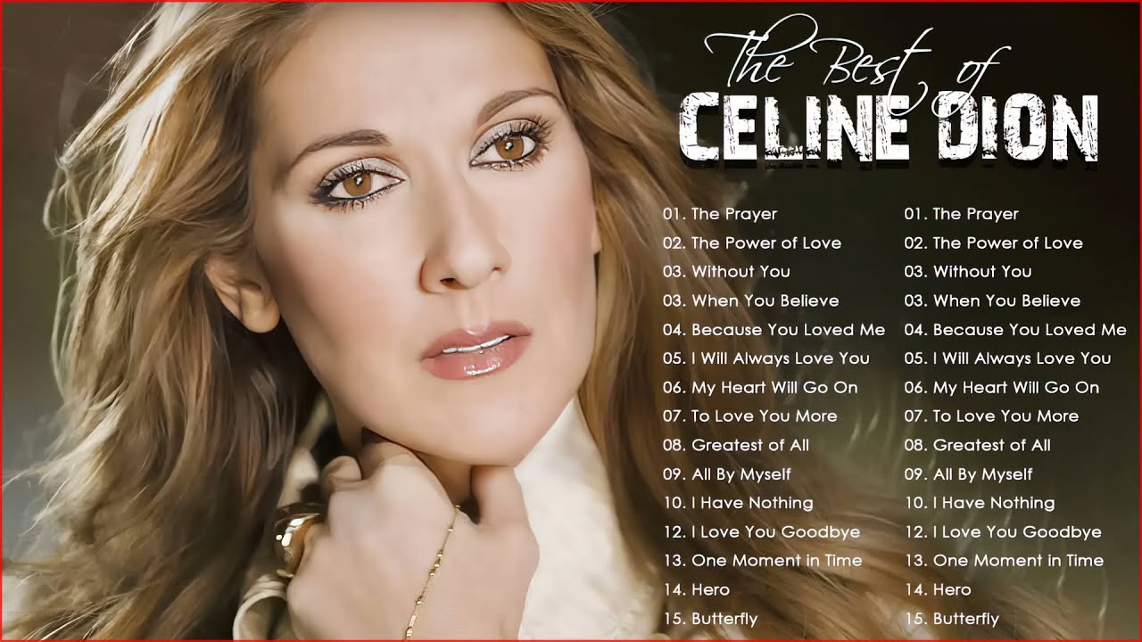 Céline Dion Great 1980s Hit Songs Playlist (with Lyrics) | The