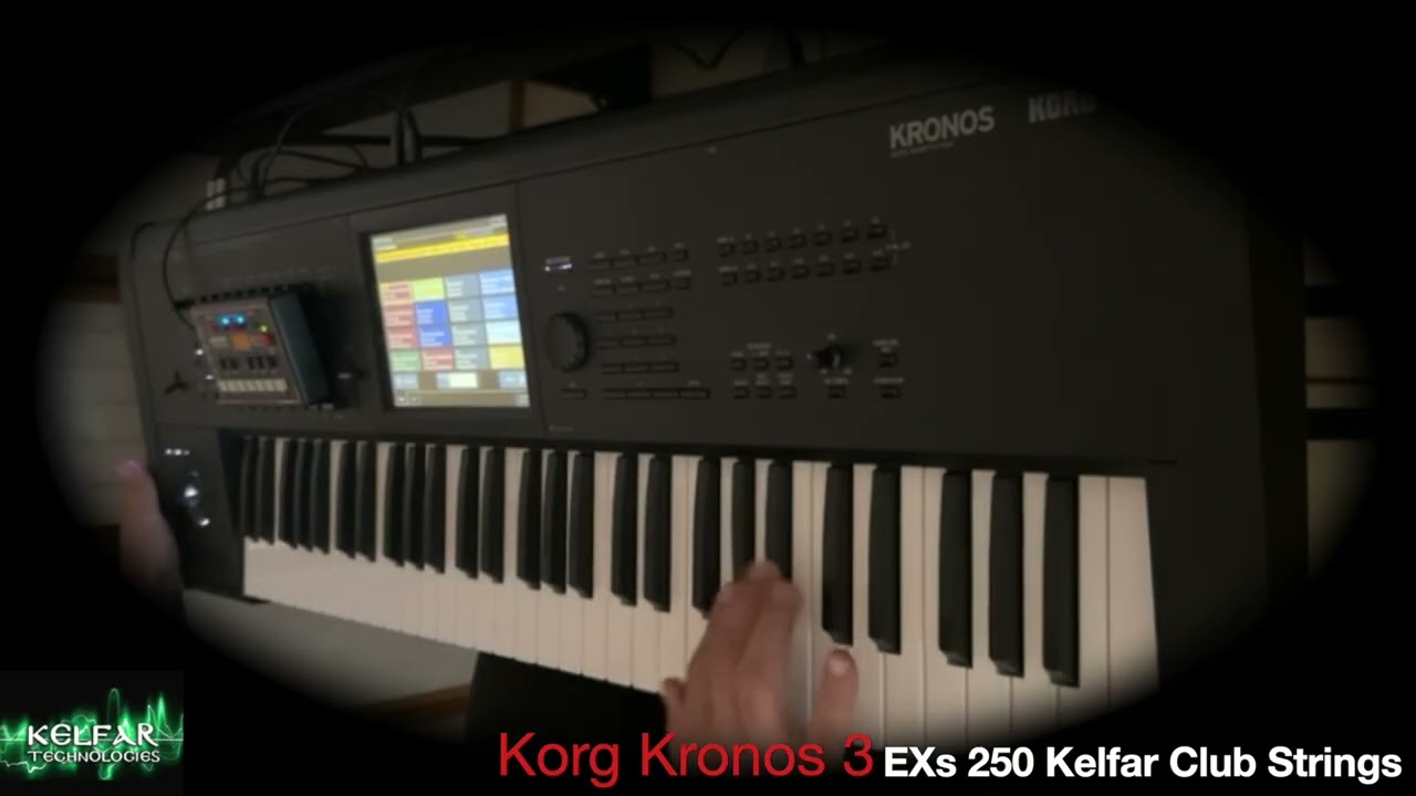 Korg Kronos 3 - EXs 250 Club Strings Preview (Live) كمنجات كلفار للكرونوس Kronos Strings