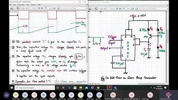 Linear Ramp generator using 555 timer IC