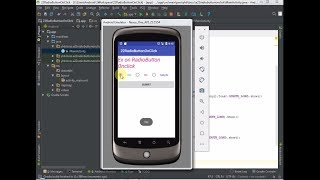22 Android app development tutorial for beginners | Radio Button Click Event