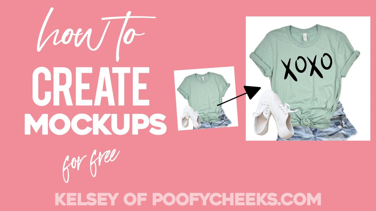 How To Create Mockups In Canva Creating Etsy Mockups For Shirts And More Youtube