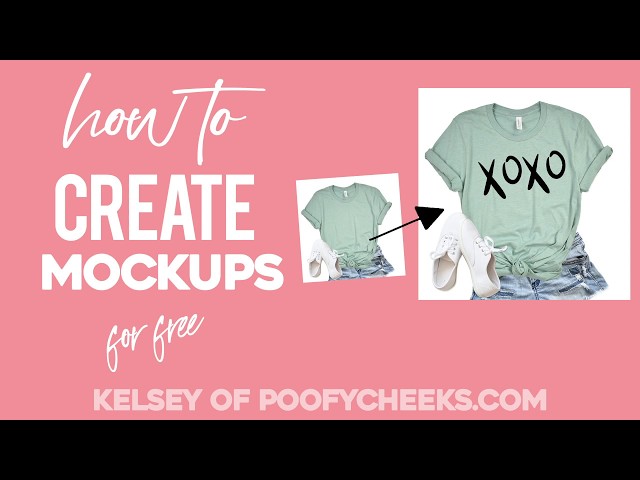 How To Create Mockups In Canva - Creating Etsy Mockups For Shirts And More  - Youtube