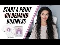 How to Start a Print on Demand Business FOR FREE for Passive Income