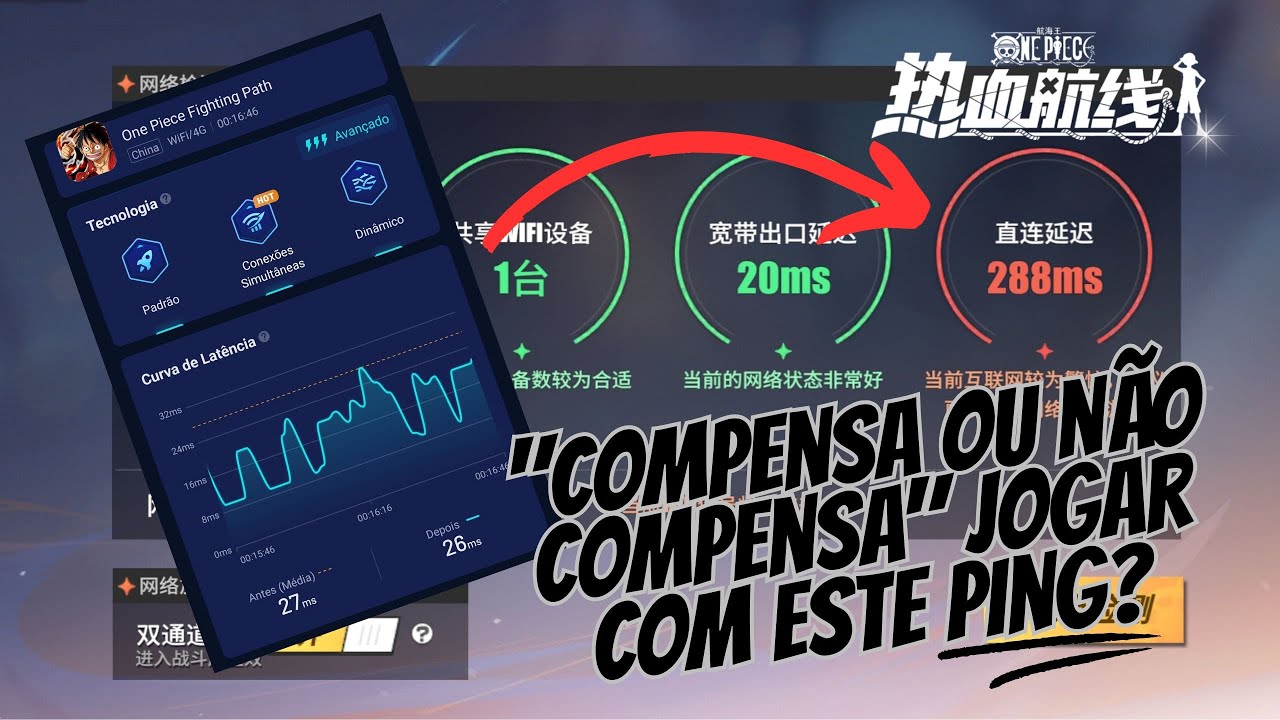 Compensa ou não compensa jogar com este ping one piece fighting path mobile