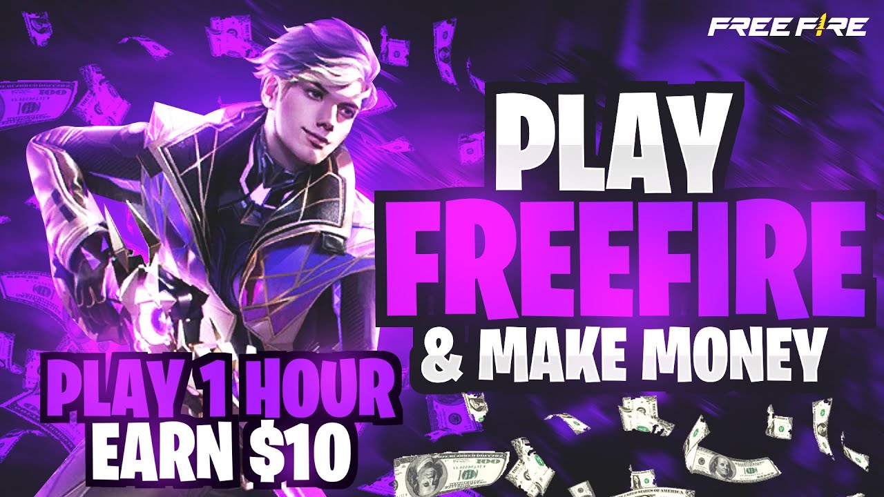 PLAY FREE FIRE AND MAKE MONEY HOW TO EARN MONEY PLAYING FREE FIRE