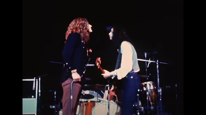 Whole Lotta Love Live version - Live performance video thumbnail