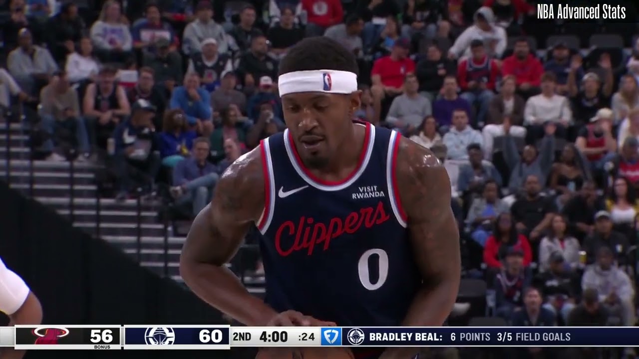 Bradley Beal - 12 Points, 2 Assists, 1 Rebound vs Heat - 2025-26 Regular Season