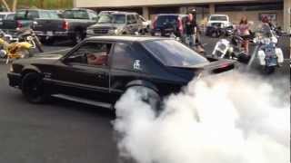 Joes hot rod mustang