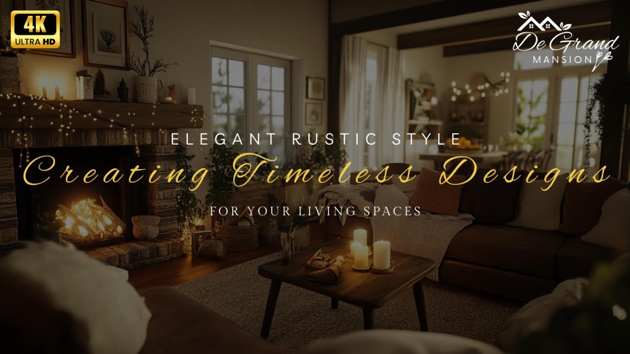 Elegant Rustic Style: Creating Timeless Designs for Your Living Spaces