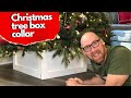 DIY Christmas Tree Box Collar for just $25!!! | Modern Farmhouse Christmas