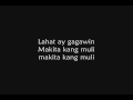 Makita Kang Muli By: Sugarfree (w/ lyrics)
