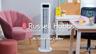 Russell Hobbs - Rhclt5L - Tower Air Cooler - 5 Litre - White
