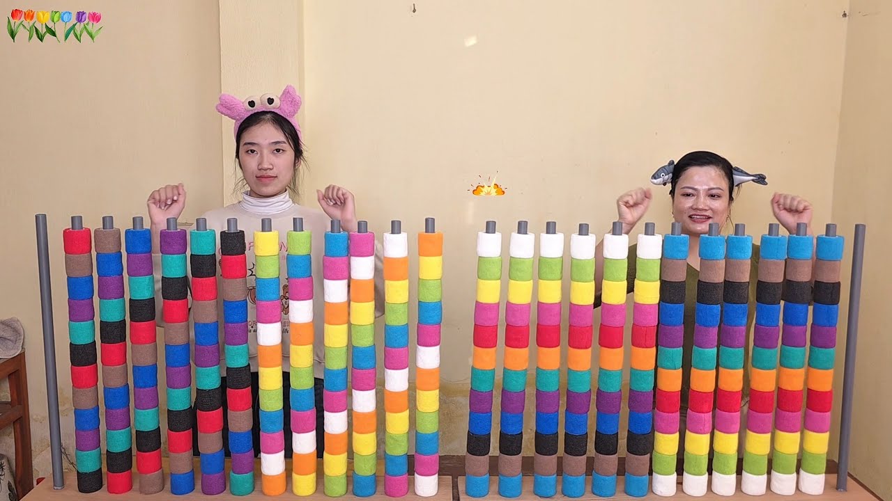 🔥 Who Sorts Faster? Color Ball Battle with ASMR Sounds! | Relaxing Yet Intense