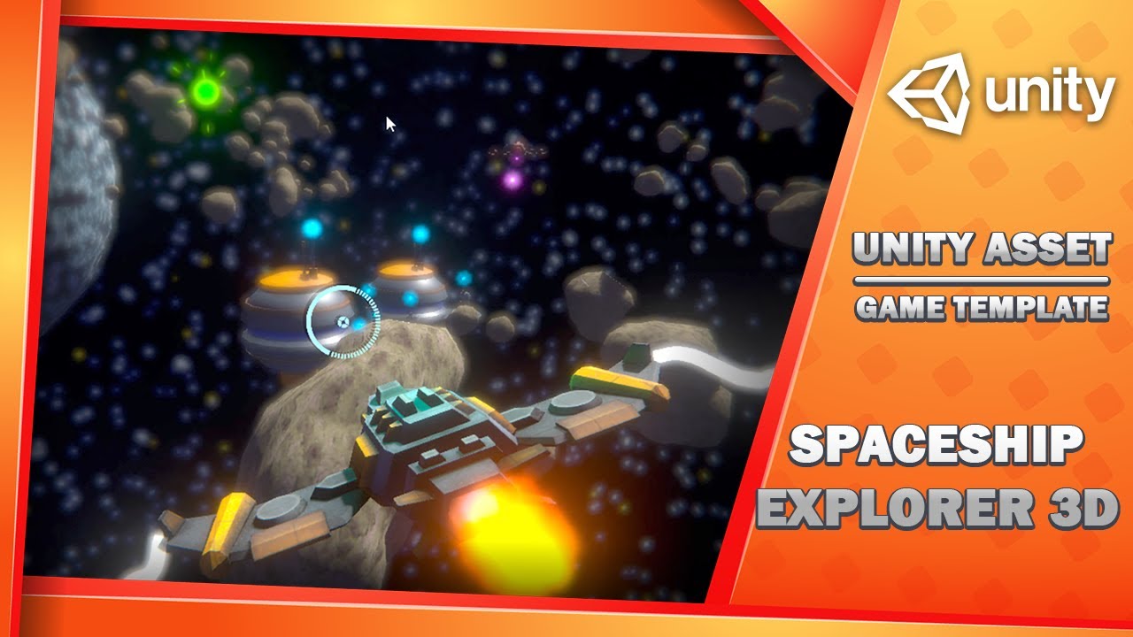 Spaceship Explorer 3D - Complete Game Template, video preview 7