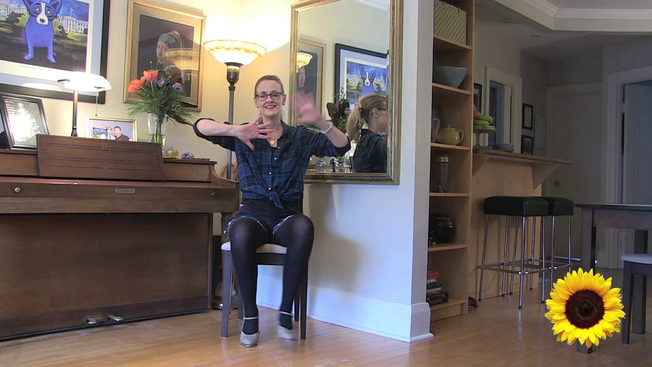 Seated Dance Class Tap Dance Lesson 3 YouTube