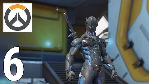 Overwatch Gameplay Walkthrough Part 6 - Genji 3 Gold Medals POTG on Blizzard World Map [PC Games]