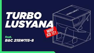 21-INCH LUSYANA TURBO BOX SCHEME SUBWOOFER SIMILAR TO CUMI CUMI AUDIO
