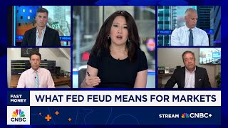 'Fast Money' traders talk what the feud between the White House and Fed means for markets