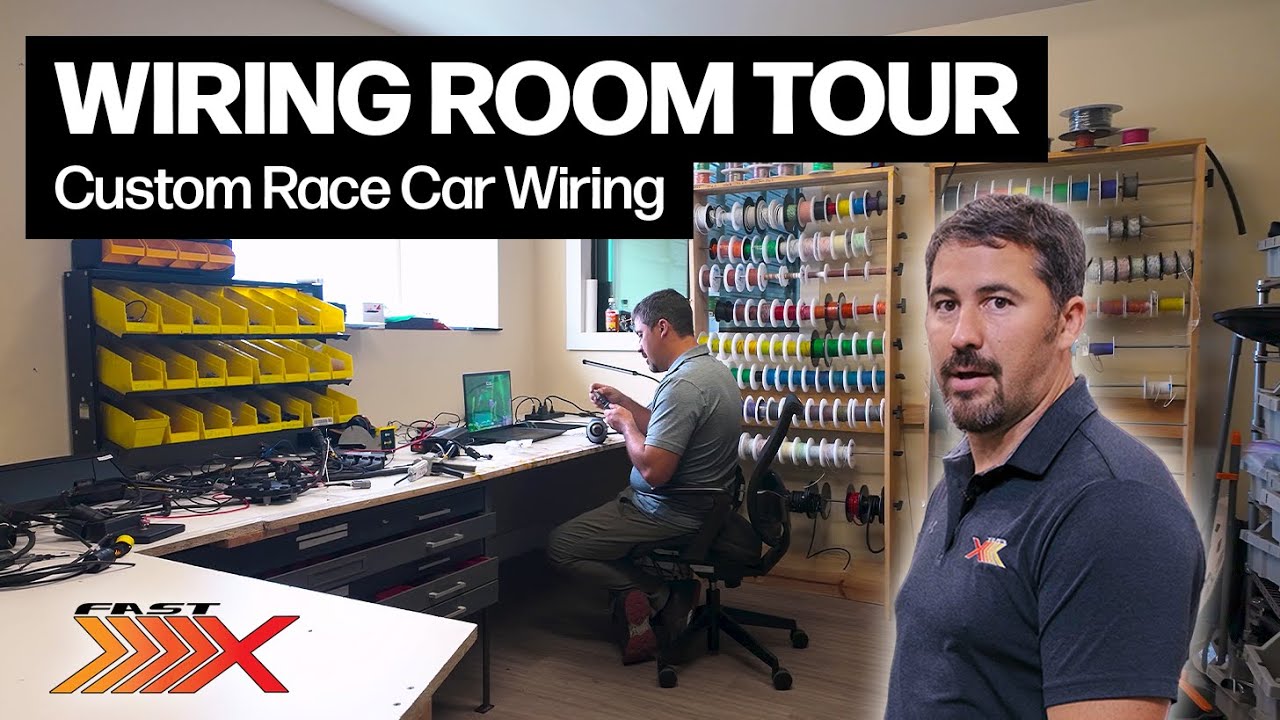 $20K MOTORSPORT WIRING ROOM TOUR | How FASTx Makes Custom Wiring for Race Cars