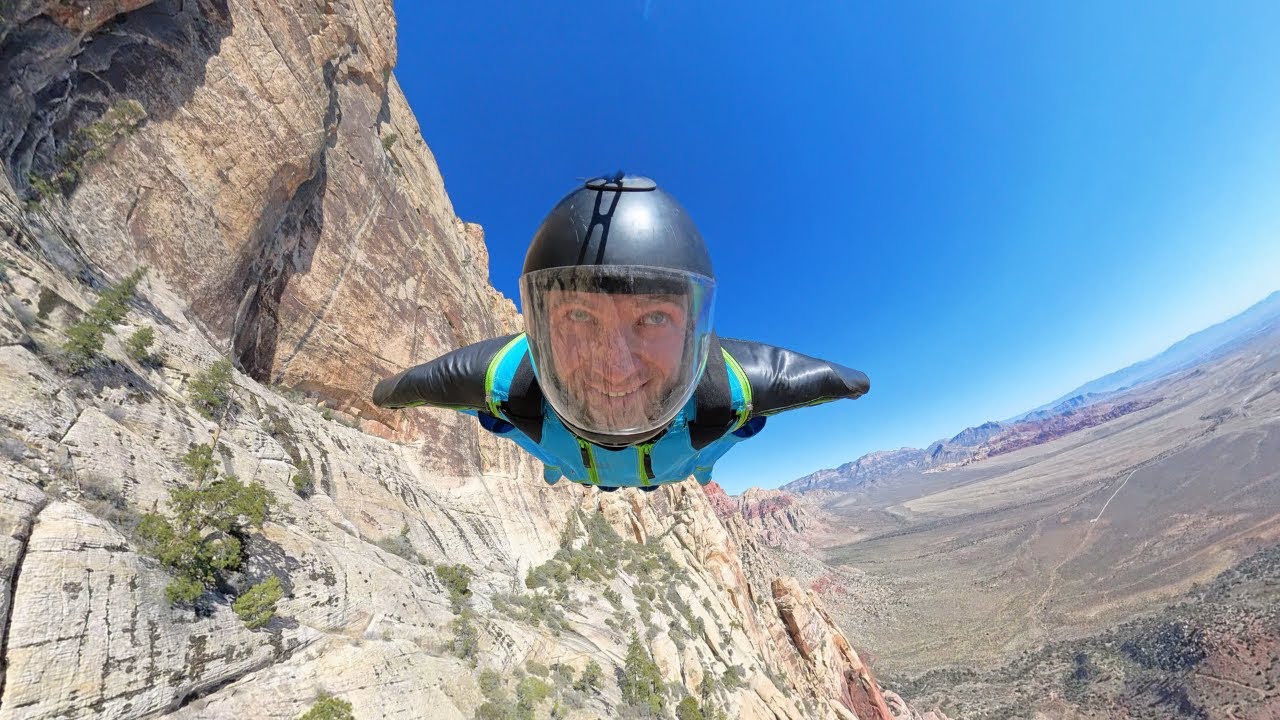 Hike and Fly Wingsuit BASE Jump in Nevada