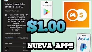 NUEVA APP!! 😱 [Lootsource] + $1 Prueba de Pago 🤑 GANA DINERO a PAYPAL, Tarjetas Amazon y Google Play screenshot 4