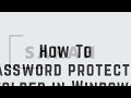 How To Password Protect A Folder In Windows 11 (2023) Mp3 Song