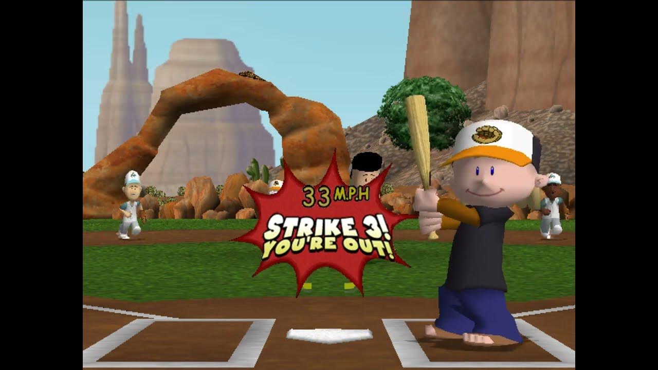 Backyard Baseball PS2 Gameplay 5 (Single Game 5) YouTube