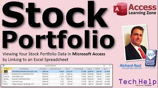 Viewing Your Stock Portfolio Data in Microsoft Access by Linking to an Excel Spreadsheet