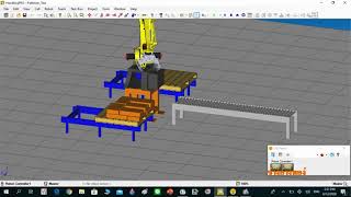 Robot  Guide  Simulation  Palletizer  Bage   50  Kg
