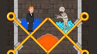 Hard Level Puzzle Spy Gameplay ♡ Rescue Man Pull The Pin screenshot 3