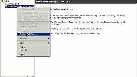 backup  and restor  WINS server.avi