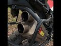 Honda africa twin dct crf 1000 2018 chappement akrapovic sans les chicanes