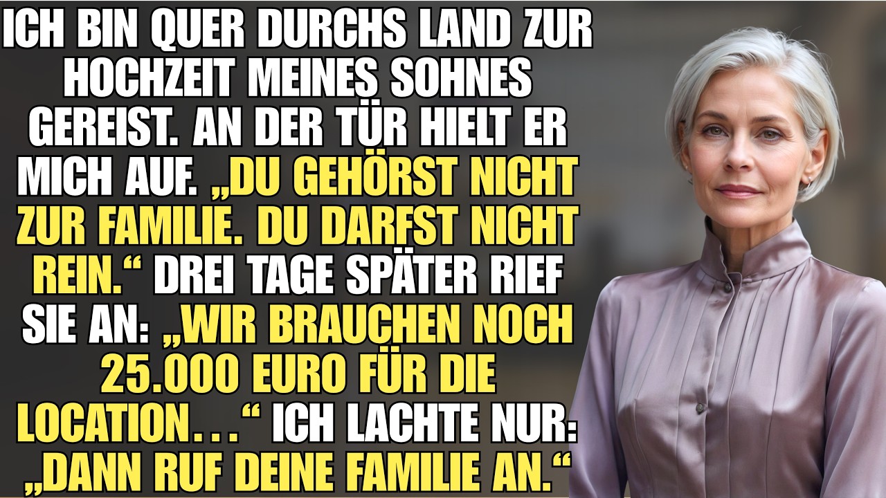 Ich stand an meinem Küchentisch, als ich die ausstehende Überweisung auf dem geteilten Sparkonto entdeckte – 24.000 Euro, die mein Sohn und seine Frau hinter meinem Rücken für ihre Hochzeit...