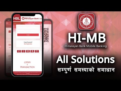 HIMB | Login & Transaction | PIN, Password & Device Reset | Himalayan Bank Mobile Banking