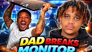 Dad DESTROYS sons GAMING monitor in EPIC MELTDOWN - You have to see it to believe it!