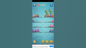 games... #bird sort puzzle... level  49