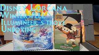 Disney Lorcana winter spell illumineer trove unboxing
