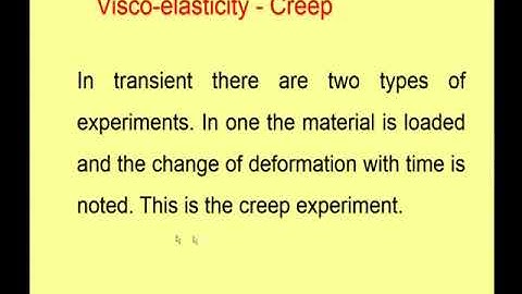 Visco-Elasticity in Polymers-II