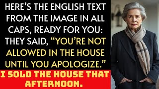 Download Lagu They Said, “You’re Not Allowed In The House Until You Apologize.” I Sold The House That Afternoon... MP3 Download Lagu They Said, “You’re Not Allowed In The House Until You Apologize.” I Sold The House That Afternoon... MP3