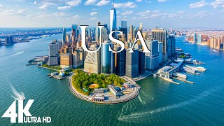 The USA 4K  Stunning Footage USA, Scenic Relaxation Film with Peaceful Relaxing Music