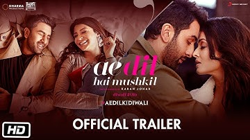 Ae Dil Hai Mushkil Title SongI Official  VideoI Karan Johar| Aishwarya, Ranbir, Anushka| Pritam